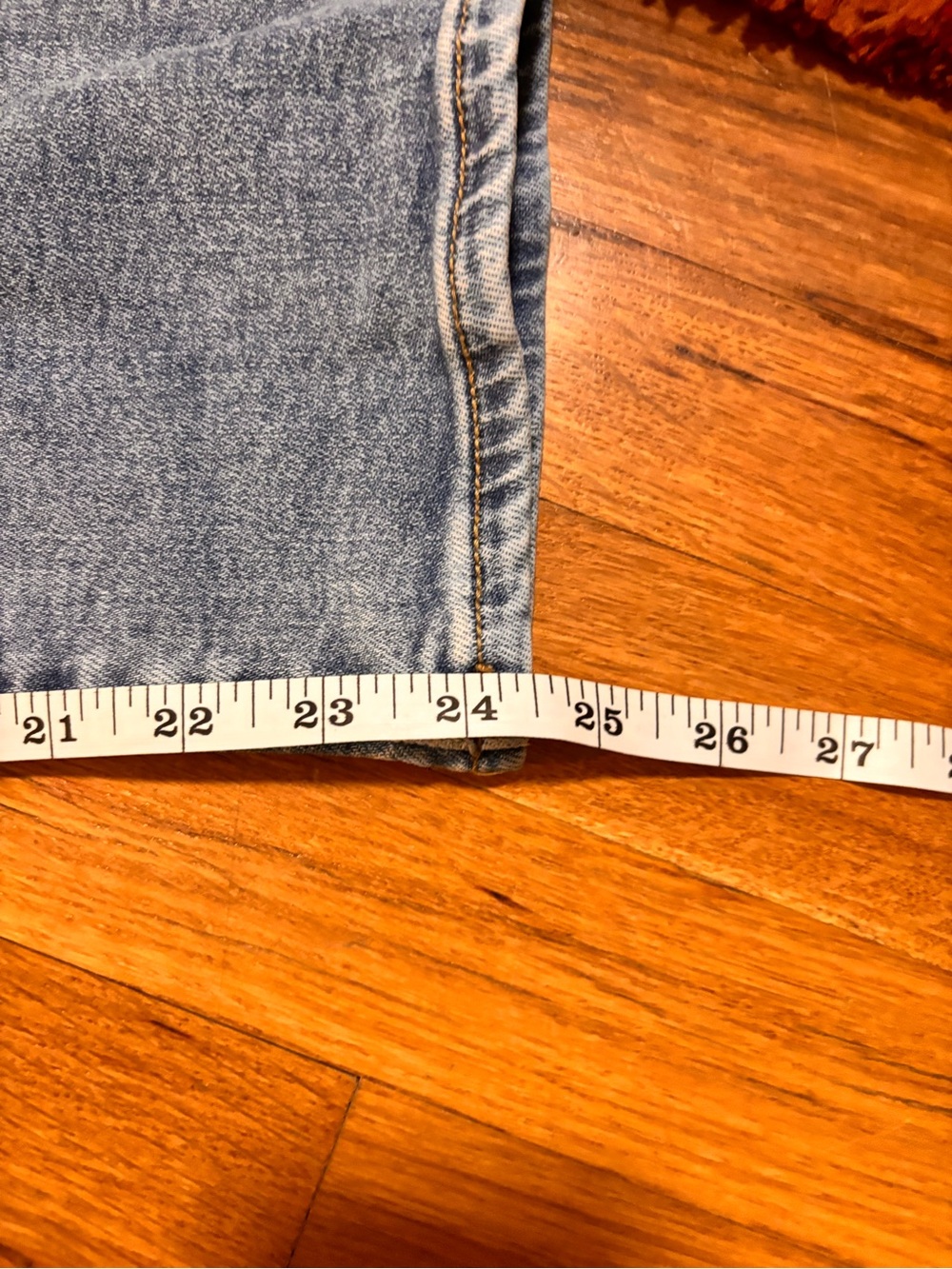 Light Blue Crop Jeans for Women - Casual Wide Leg - Picture 5 of 8